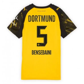 Borussia Dortmund Ramy Bensebaini #5 Hemmatröja Kvinnor 2025-26 Kortärmad